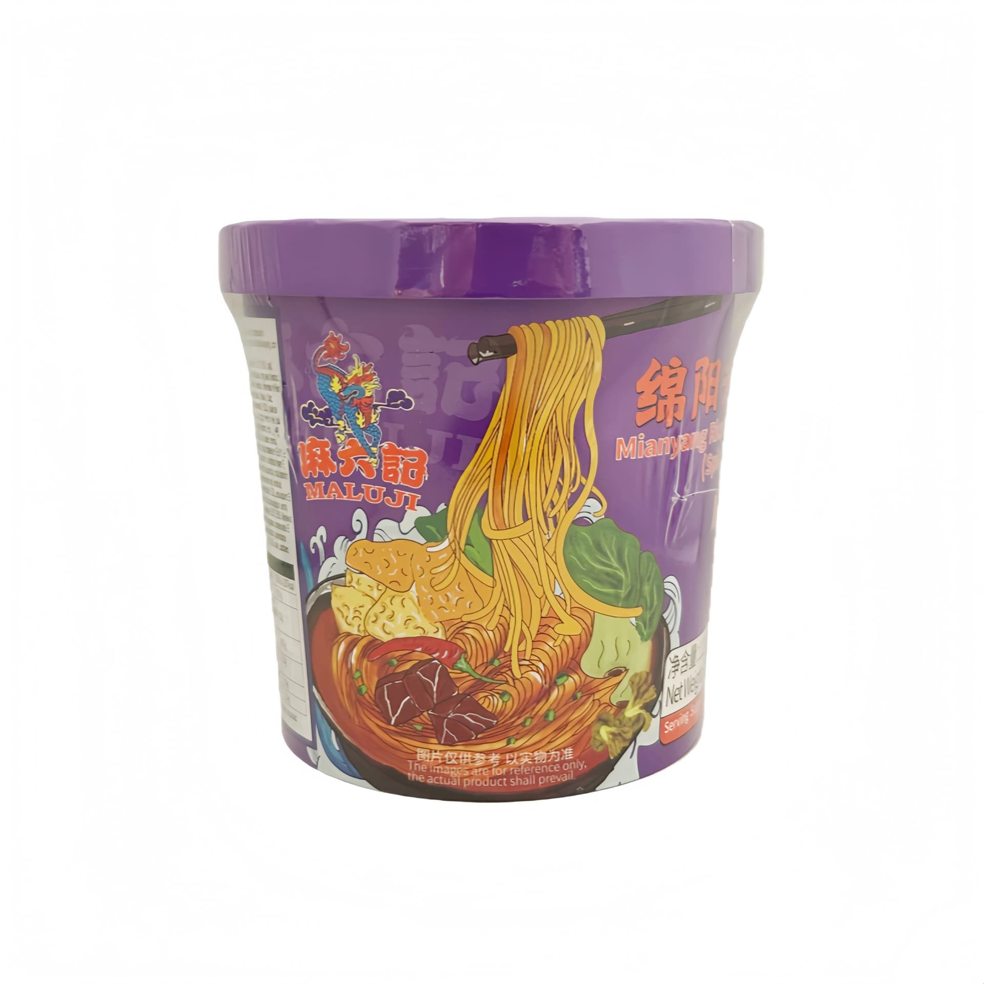 Nudlar Mianyang Hot / Spicy 129g Ma Liu Ji Kina