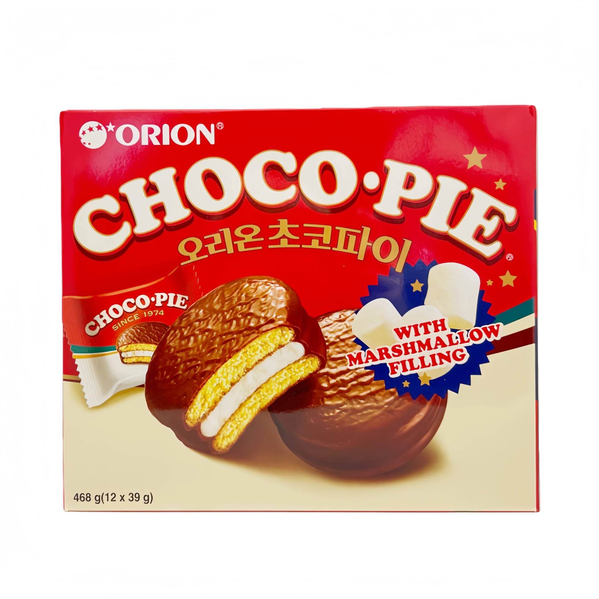 Kakor Chocklad Pie Original 468g Orion Korea