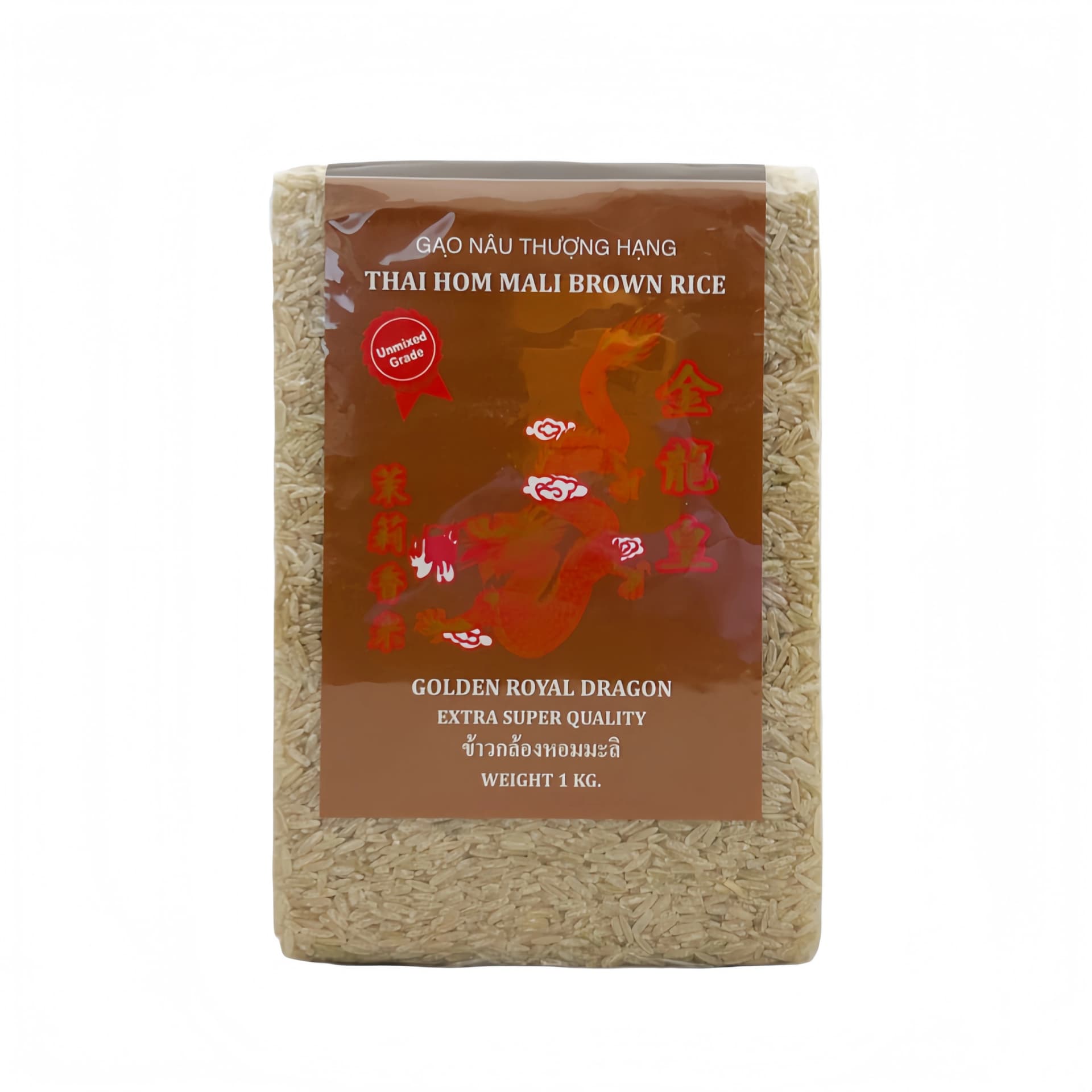 Brunt Jasminris 1kg Golden Dragon Thailand