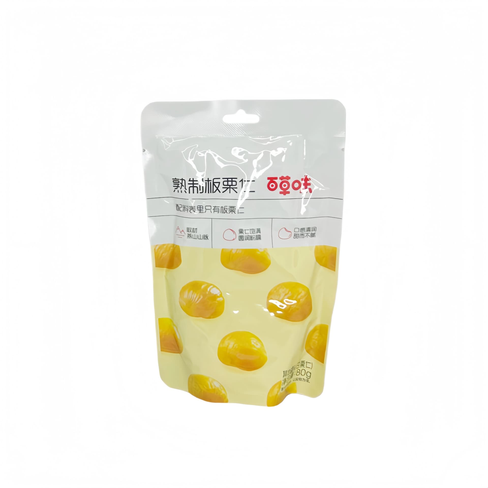 Kastanjkärnor 80g Bai Cao Wei Kina