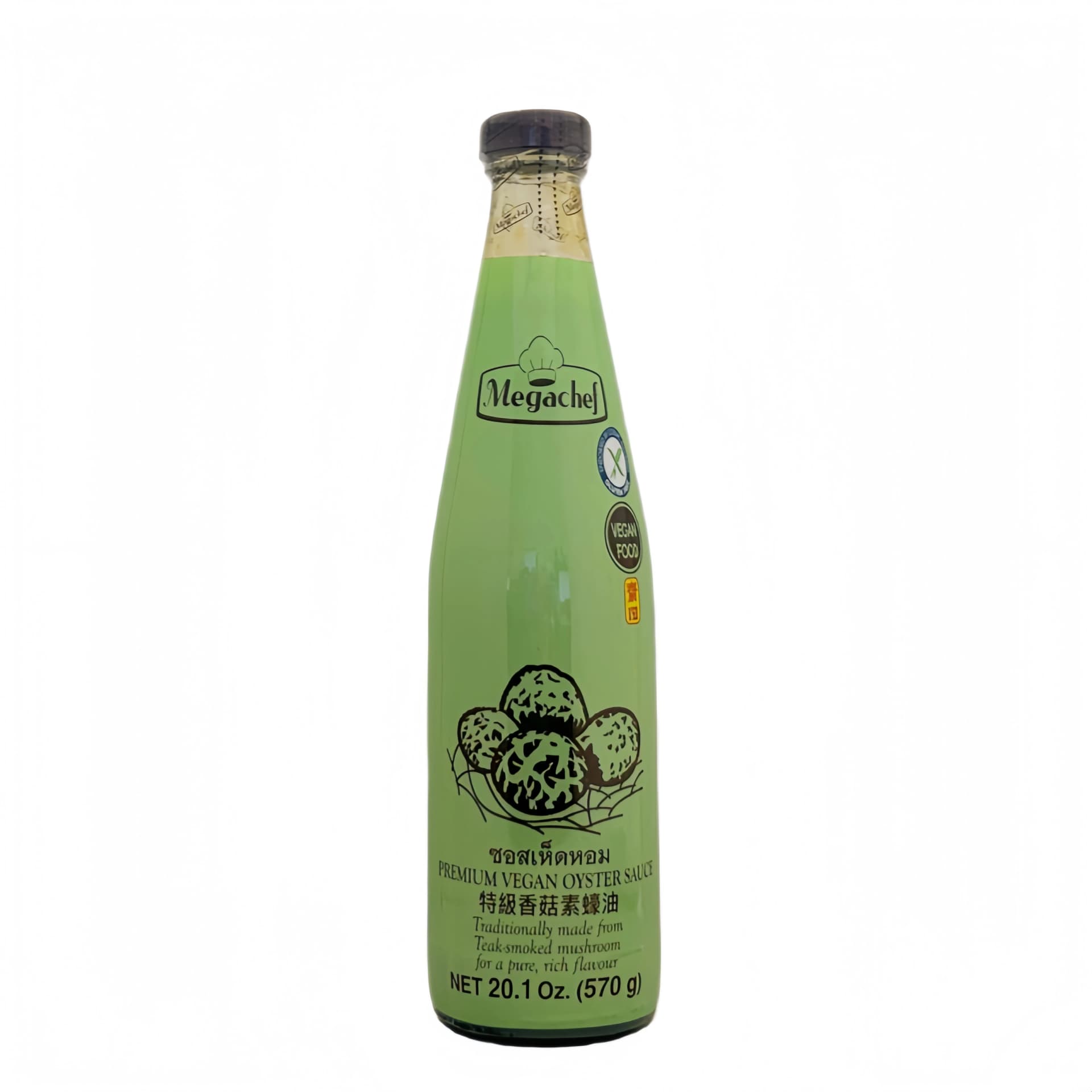 Vegetariskt Ostronsås Premium 570g Megachef Thailand