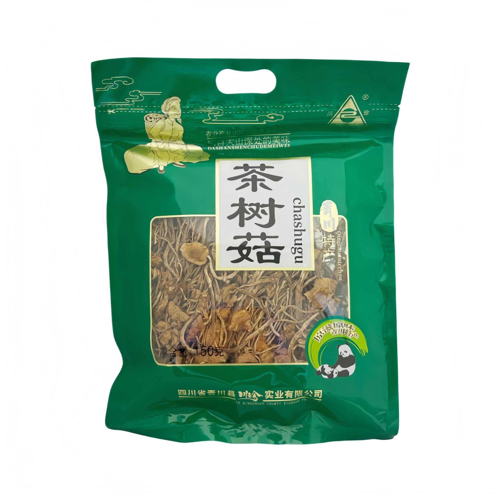 Torkad Svamp Tuvad Åkerskivling/Cha Shu Gu 150g Chuan Zhen Kina