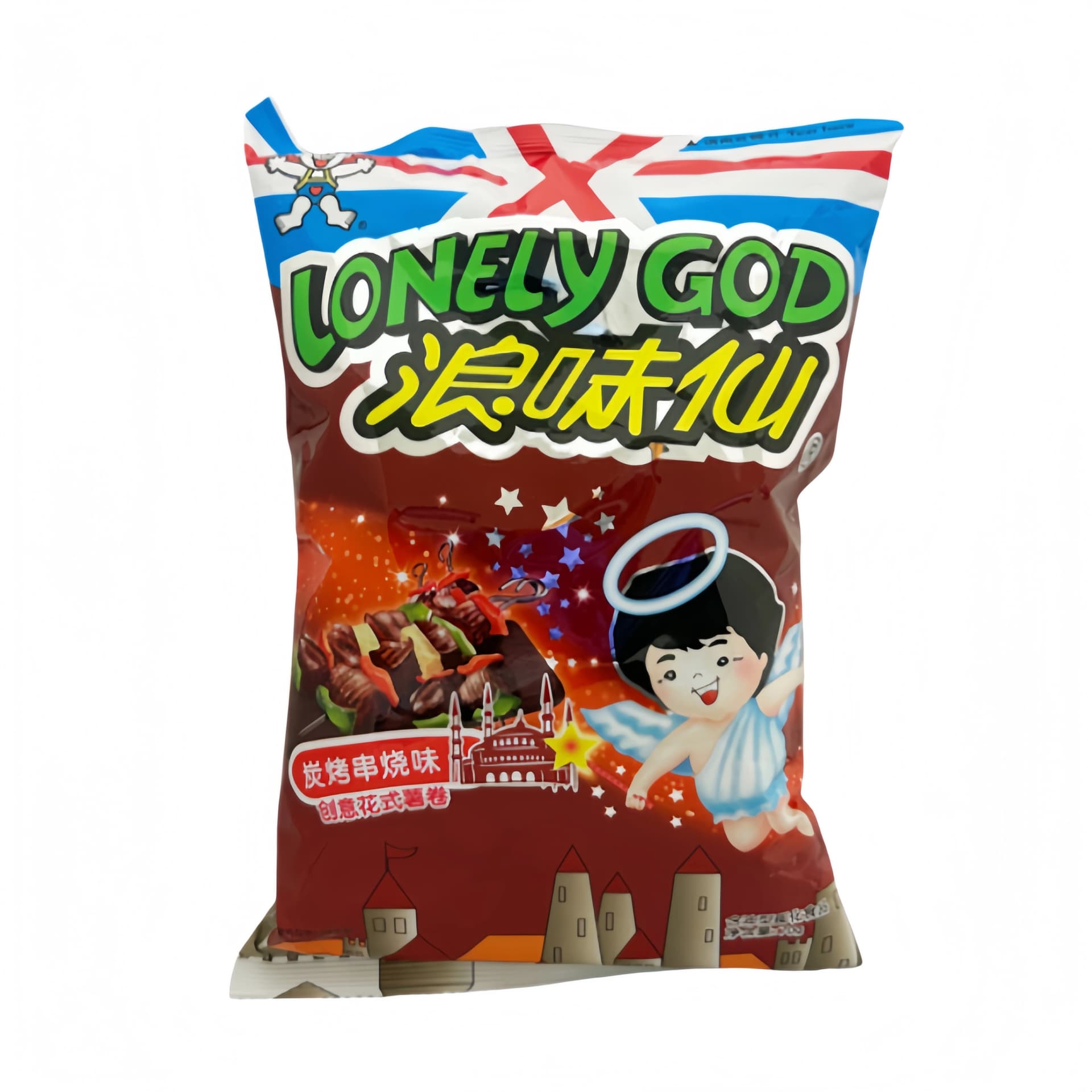 Snacks Med Grillsmak 70g Lonely God Want Want Taiwan
