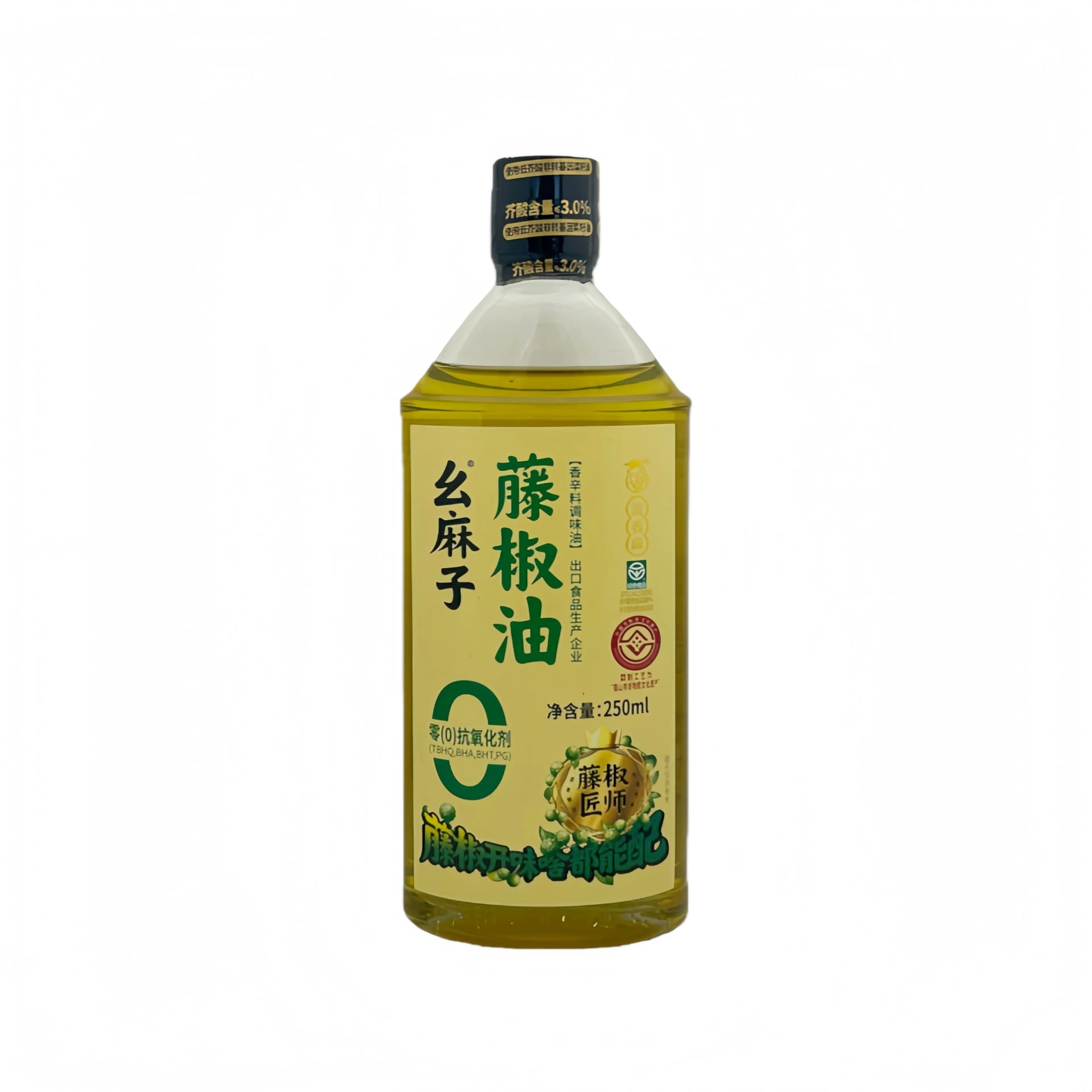 Grön Sichuanpeppar Olja 250ml Yamazi Kina