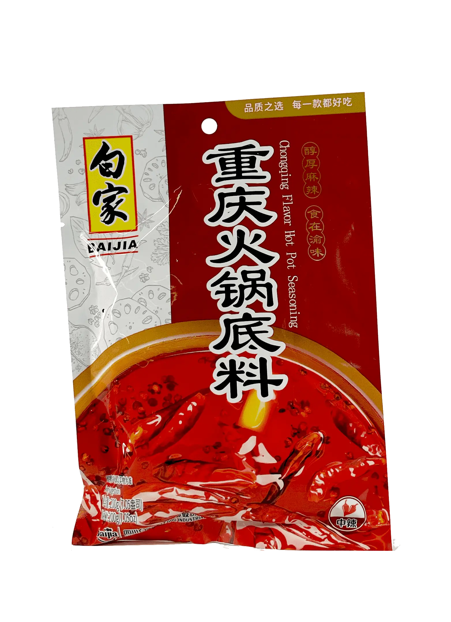 Sichuan Chongqing Hotpotpasta 200g BJ Kina