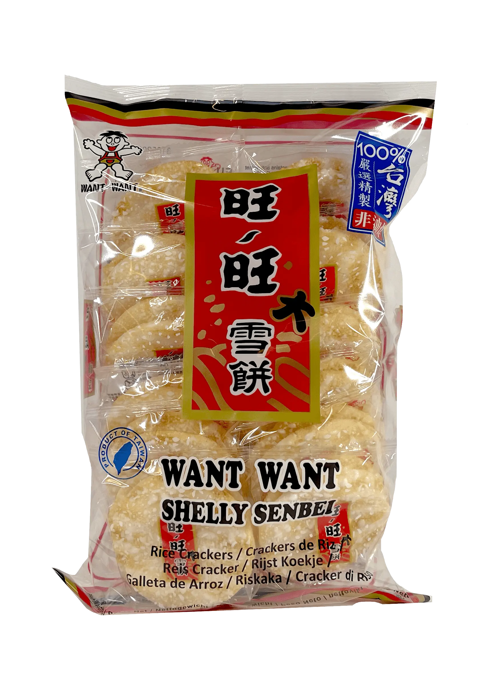 Riskakor Shelly Snö 150g Want Want Taiwan