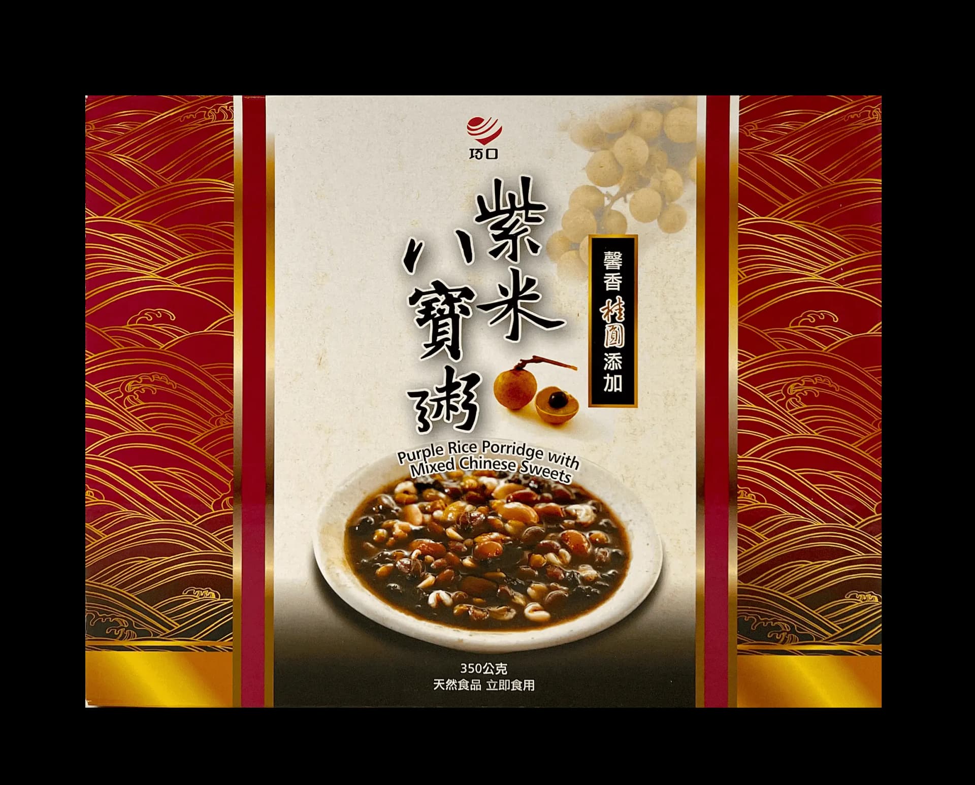 Svart Ris-Grötmix 350gx12st Chiao Kuo Taiwan