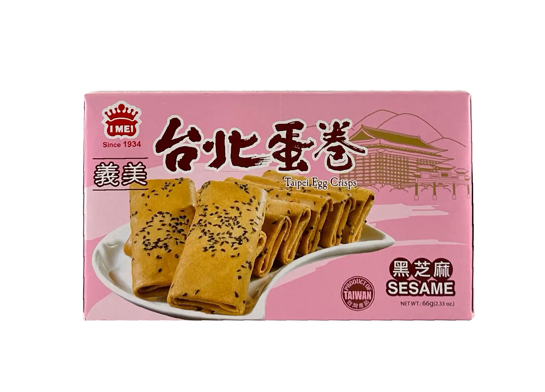 Äggchips med sesam 66g I Mei Taiwan