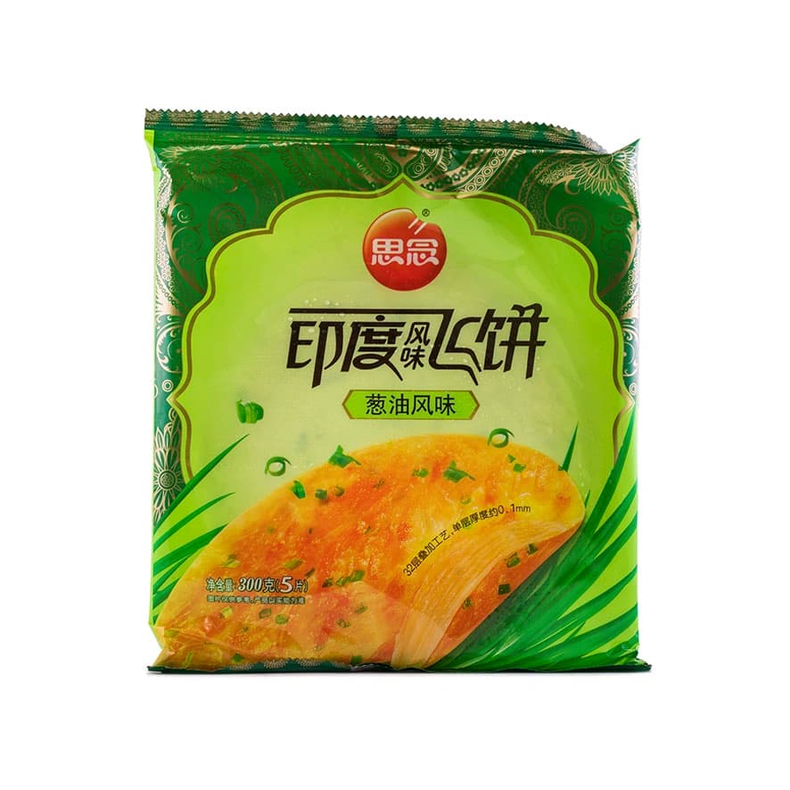 Roti Paratha Pancake Med Salladslök Smak Fryst 300g Synear Kina