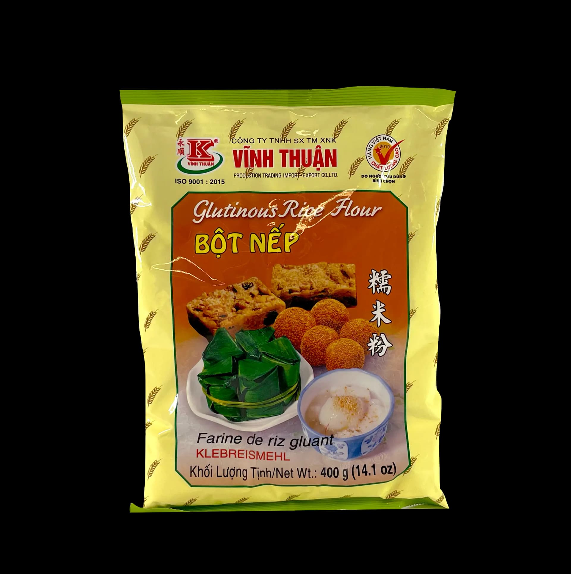 Klibbigt Rismjöl (Bôt Nêp) 400g - Vinh Thuan Vietnam