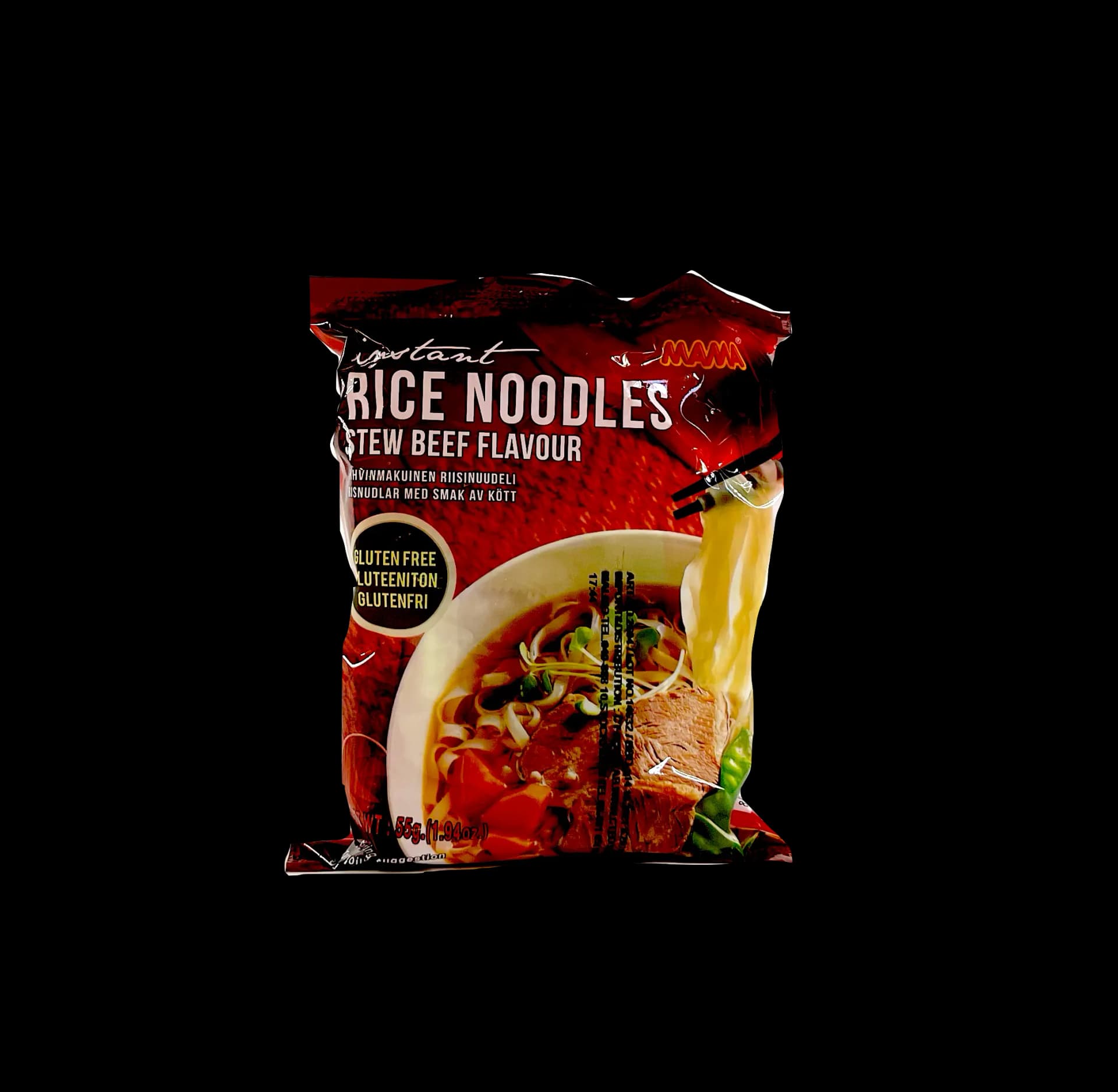 Snabbrisnudlar Stew Beef Smak 55g Mama Thailand