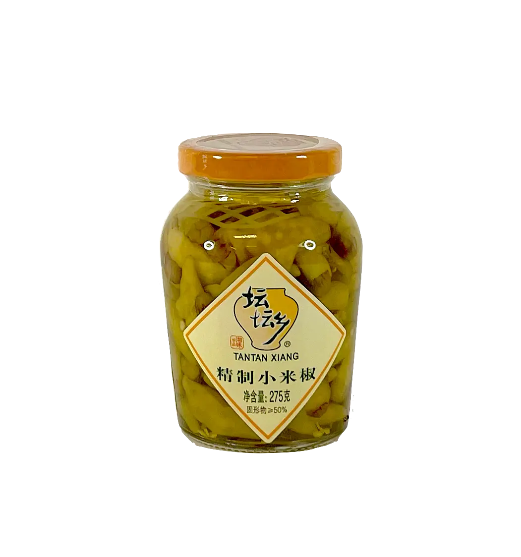 Picklad Gröna Chili / Xiao Mi Jiao 275g Tantanxiang Kina