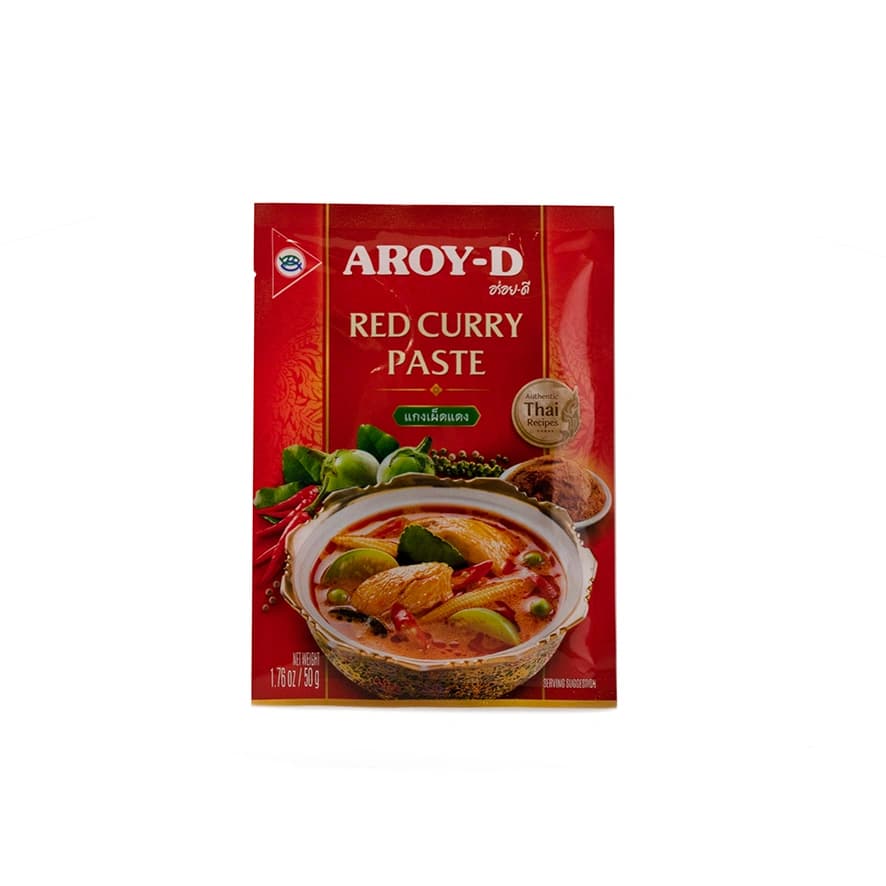 Röd Currypasta 50g Aroy-D Thailand