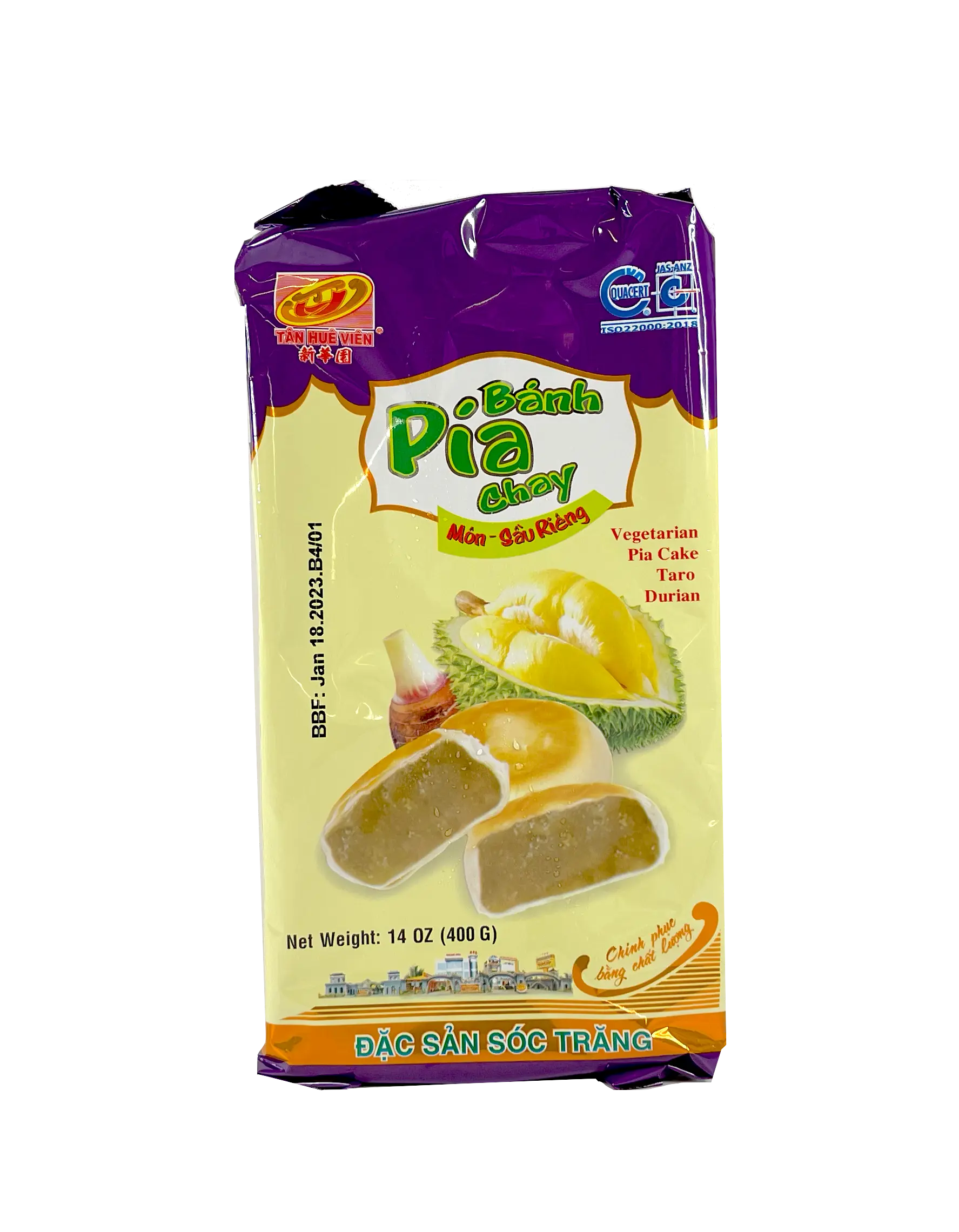 Kaka Taro/Durian Fryst 400g - TÁN HUÊ VIÊN Vietnam
