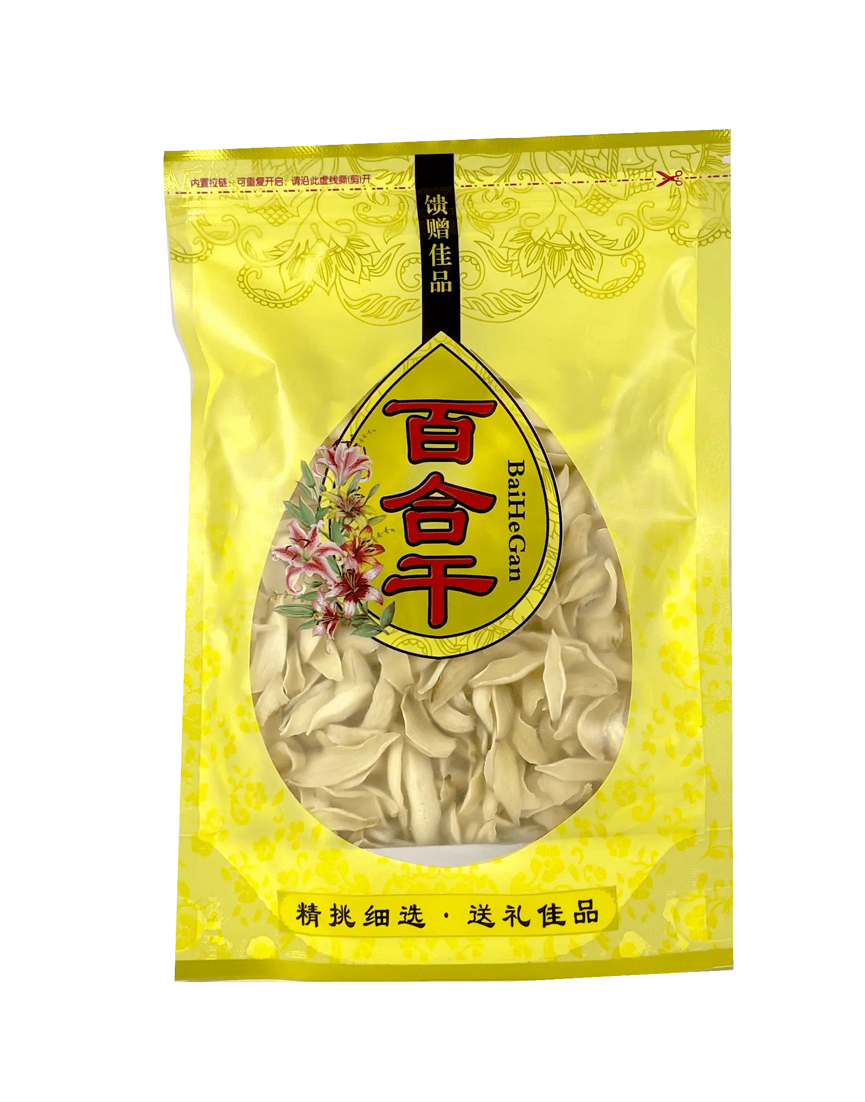 Lilja-ört torkad 150g - Bai He Gan Kina