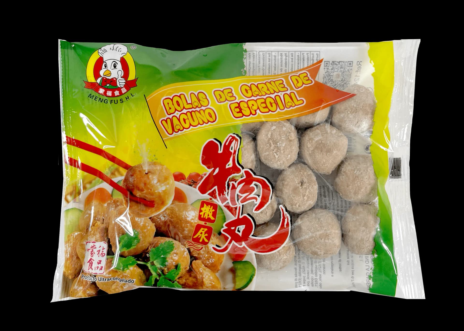 Köttbullar Fryst 360g SNNRW Meng Fu Spanien