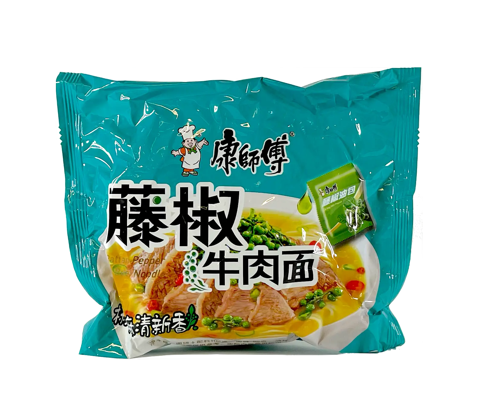 Snabbnudlar Grönt Pepparsmak 100g TJNRM KSF Kina