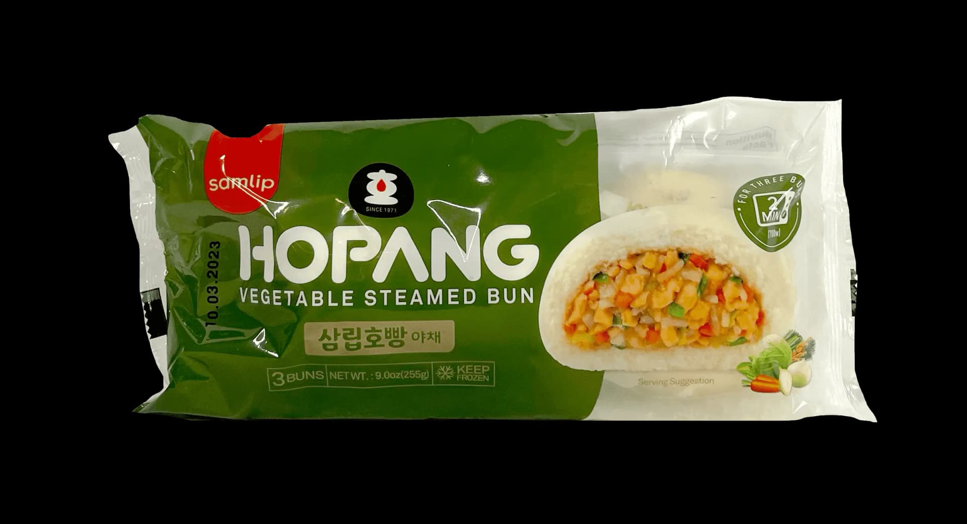 Ångat Bröd Med Grönsaks Fyllning 255g Samlip Korea