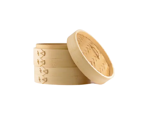 Bambu Steamer W:15cmxH:12.5cm(6#), Korg:2st, Lock:1st/Förp Kina