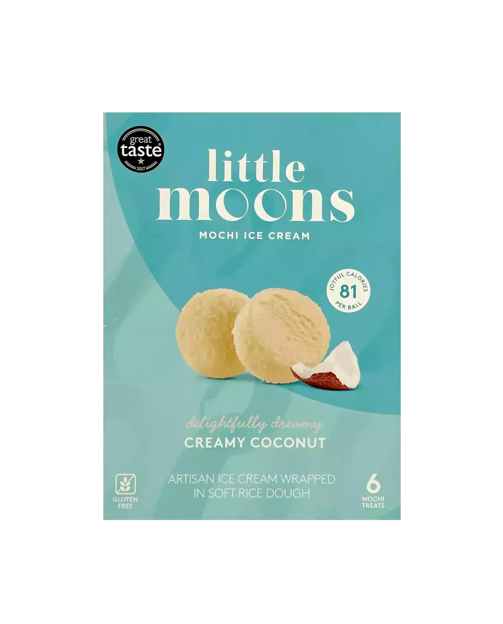 Mochiglass Kokos Smak Fryst 192g Little Moons Storbritannien