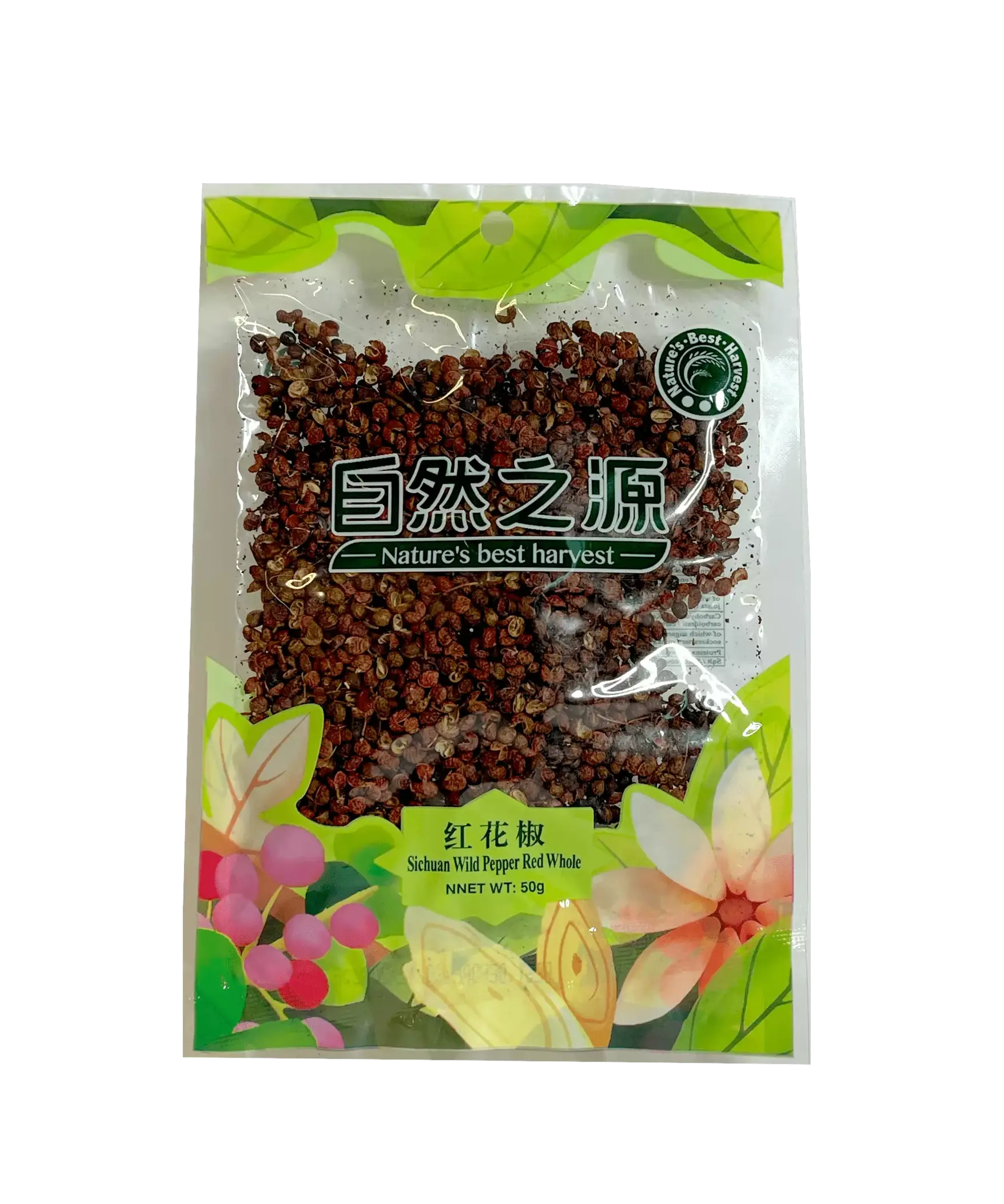 Sichuan Wild Peppar Röda Hel 50g NBH