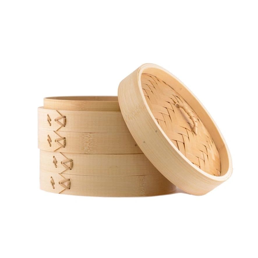 Bambu Steamer W:25cmxH:16cm(10#), Korg:2st, Lock:1st/Förp Kina