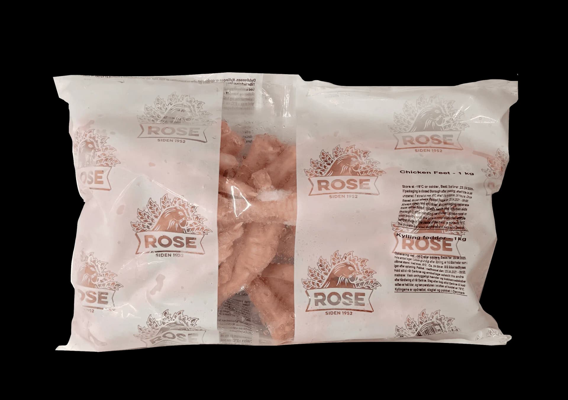 Fryst Kyckling Fötter 1kg Rose Denmark