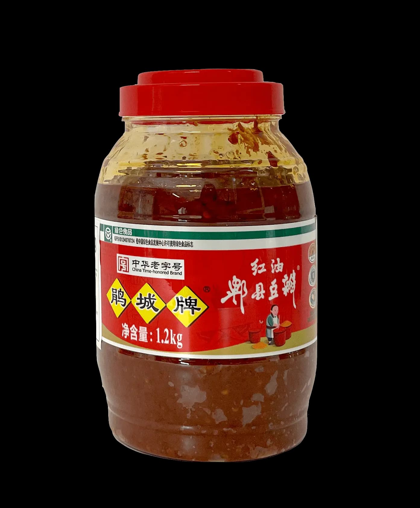 Sojabönsås Chili i Olja 1,2kg Pi Xian Juan Chen Kina