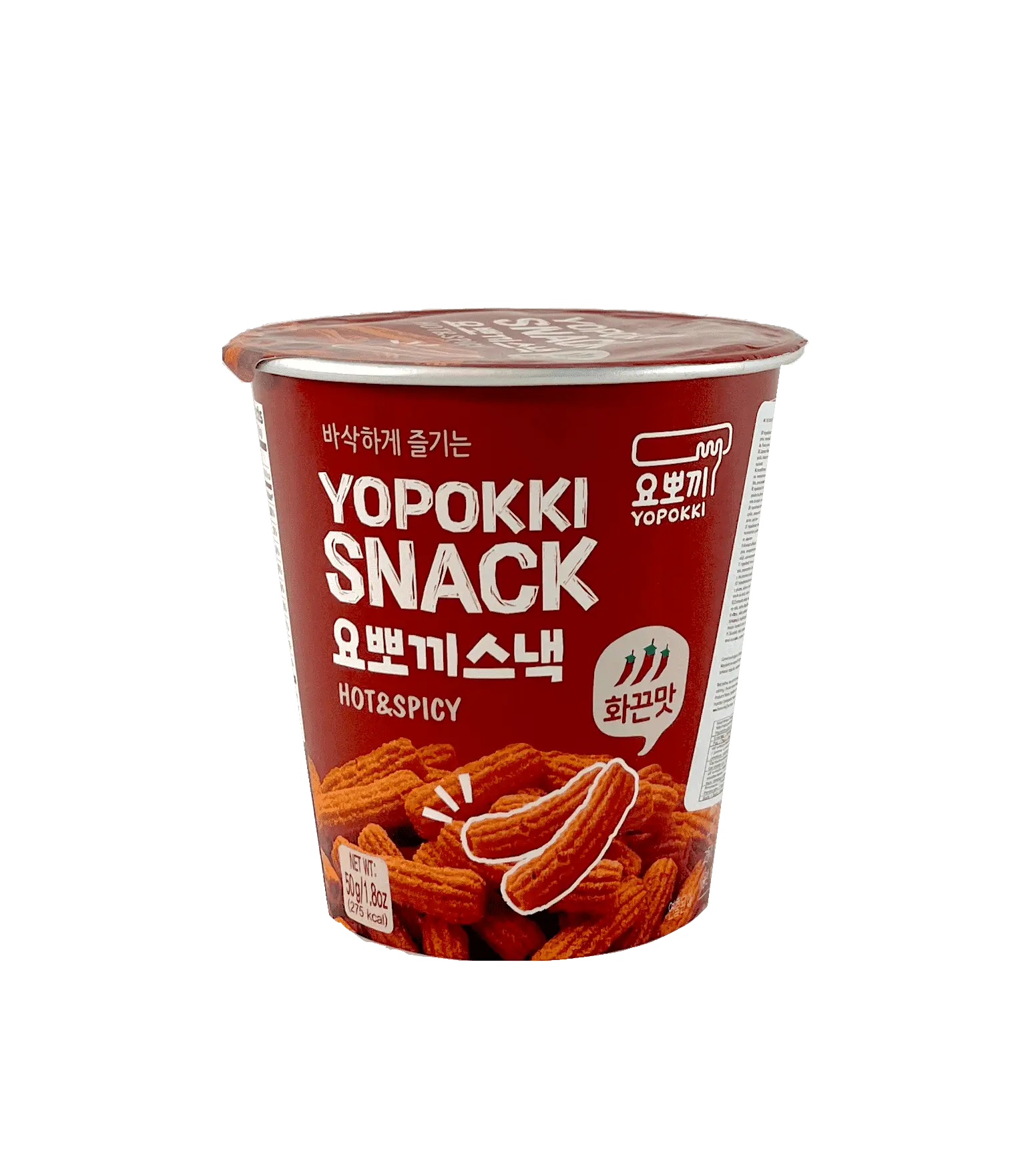 Snacks Hot & Spicy 50g Yopokki Korea