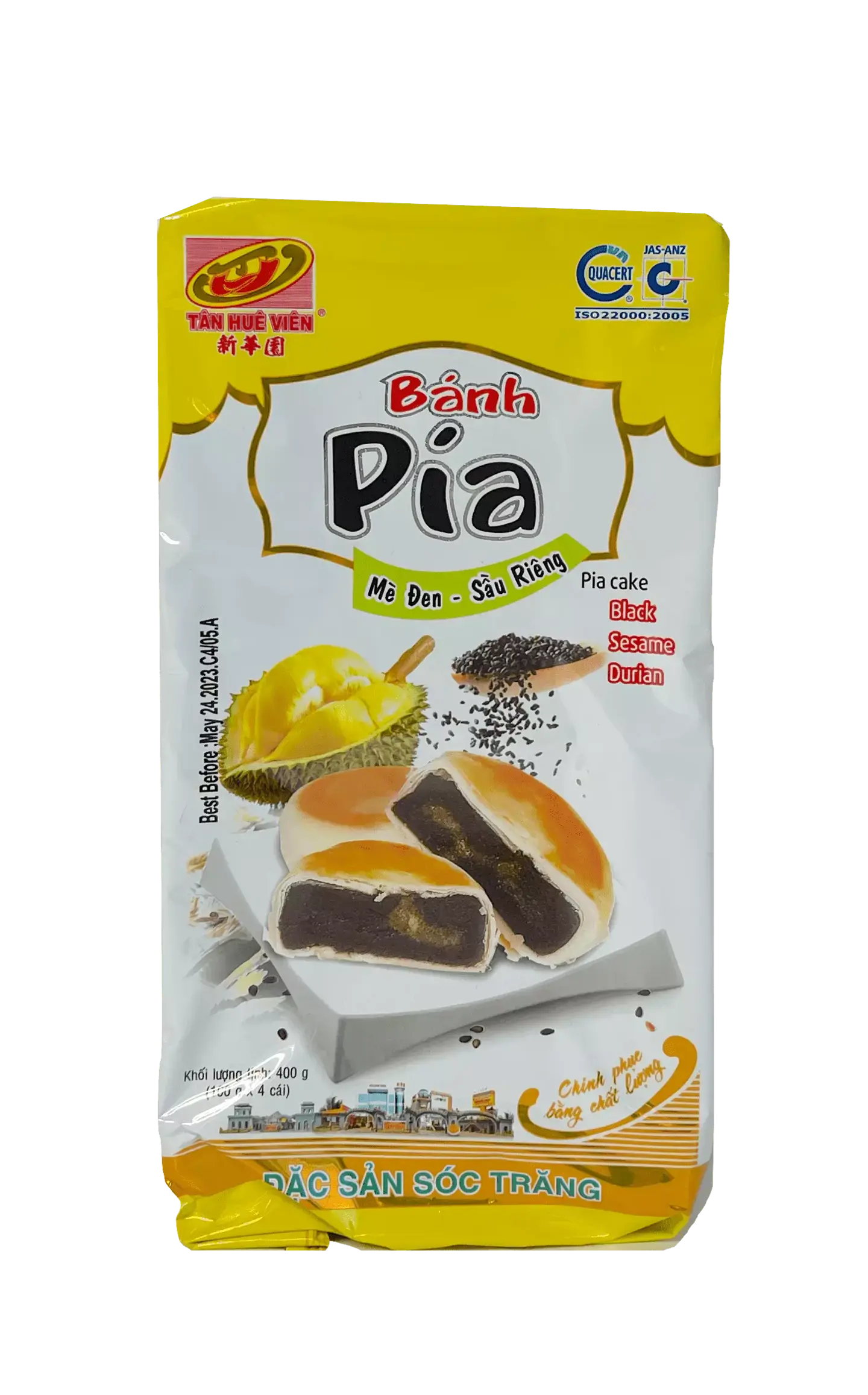 Kaka Svart Seasampasta/Durian Fryst 400g - TÁN HUÊ VIÊN Vietnam