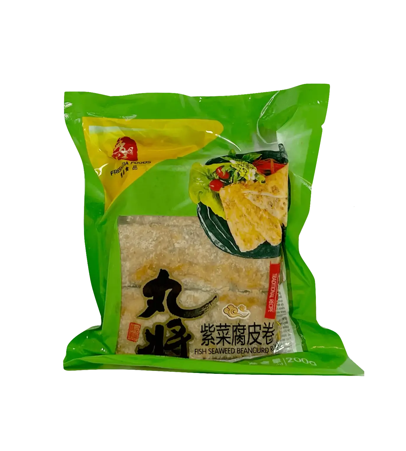 Tangfisk Beancurd Roll Fryst 200g WJ Freshasia Kina
