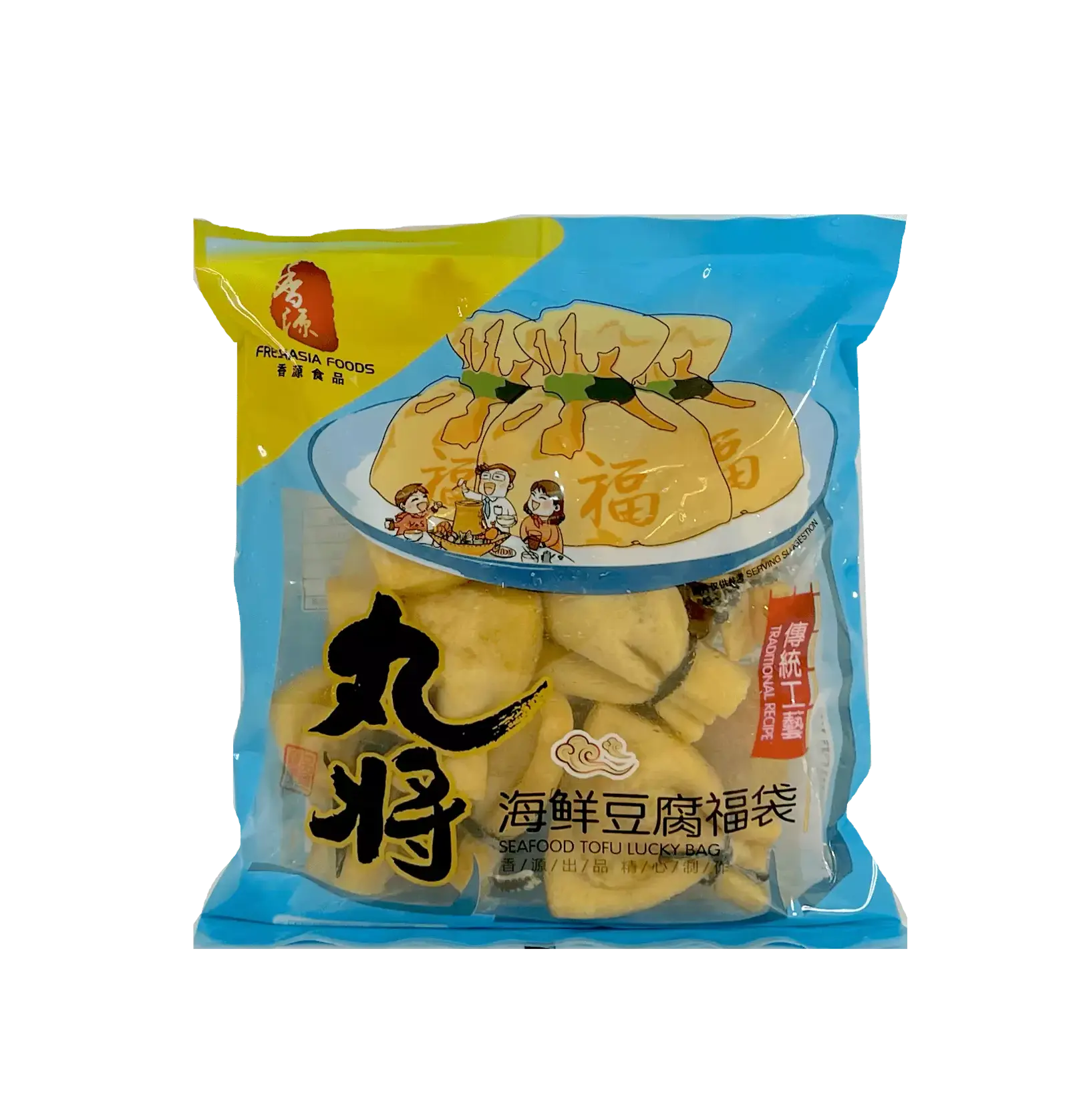 Skaldjur Tofu Lucky Bag Fryst 200 g WJ Freshasia Kina