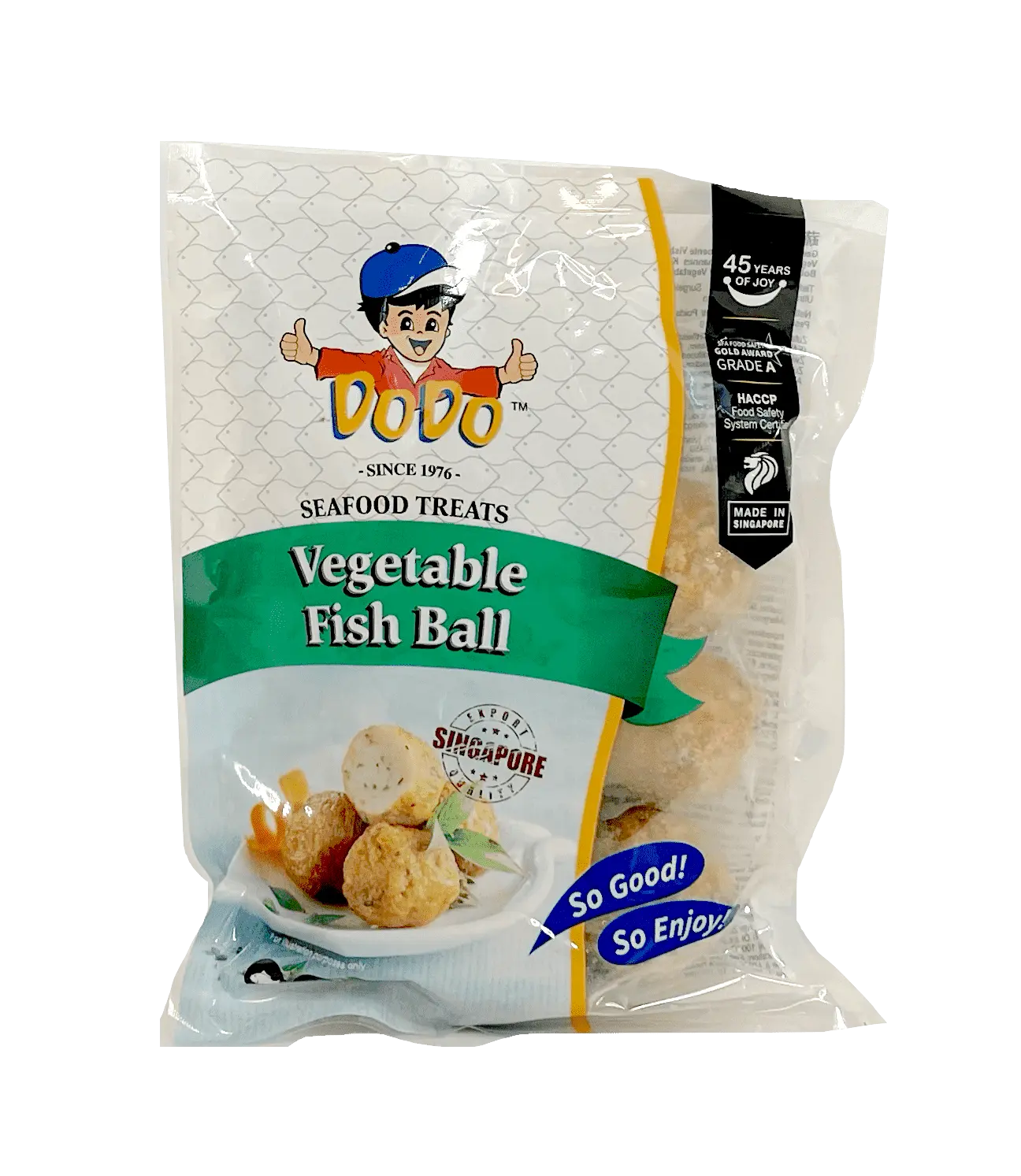 Vegetabiliska fiskbollar Frysta 200g Dodo Singapore