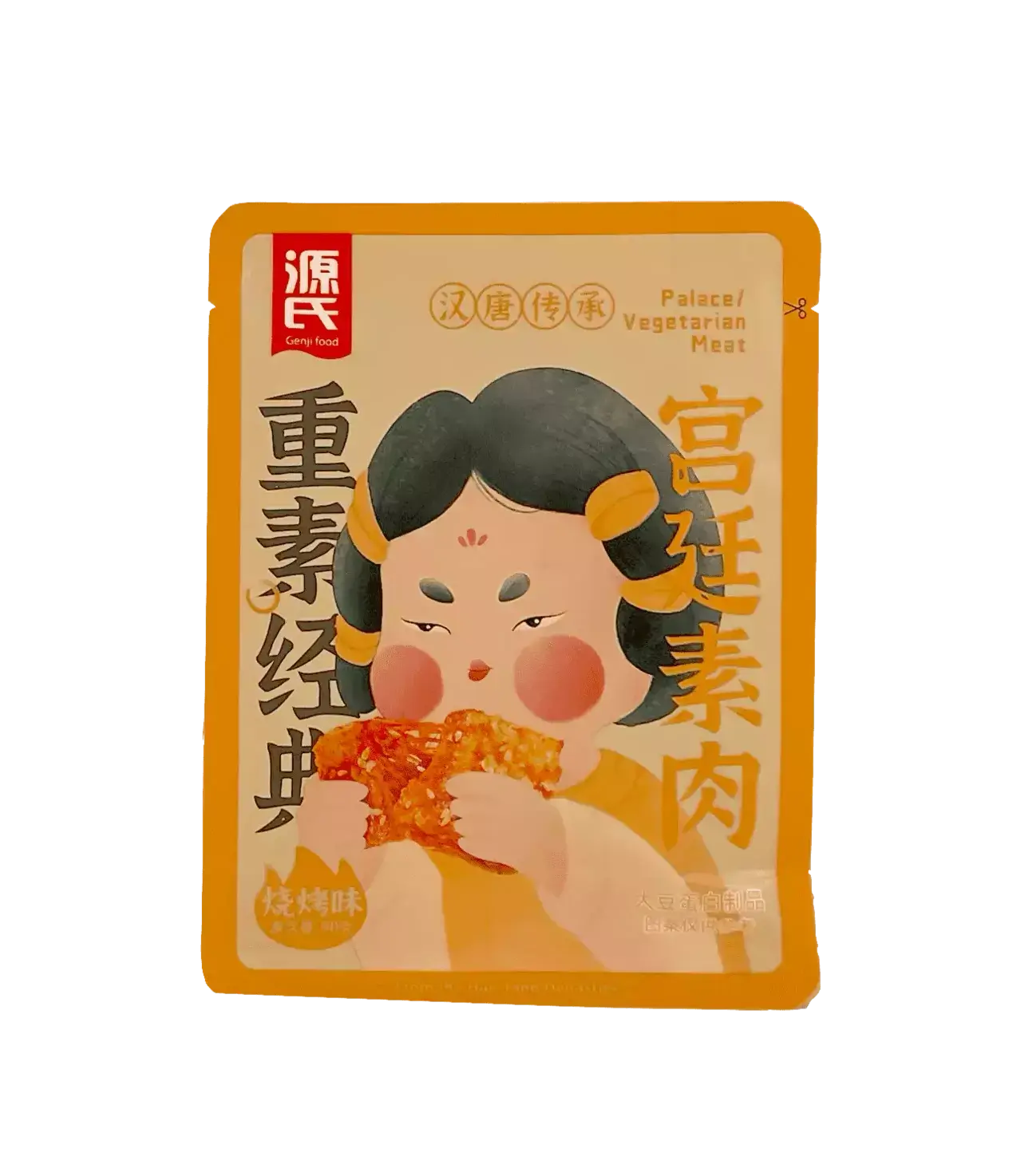 Vegetariskt Kött BBQ Smak 90g Yuans Palace Kina