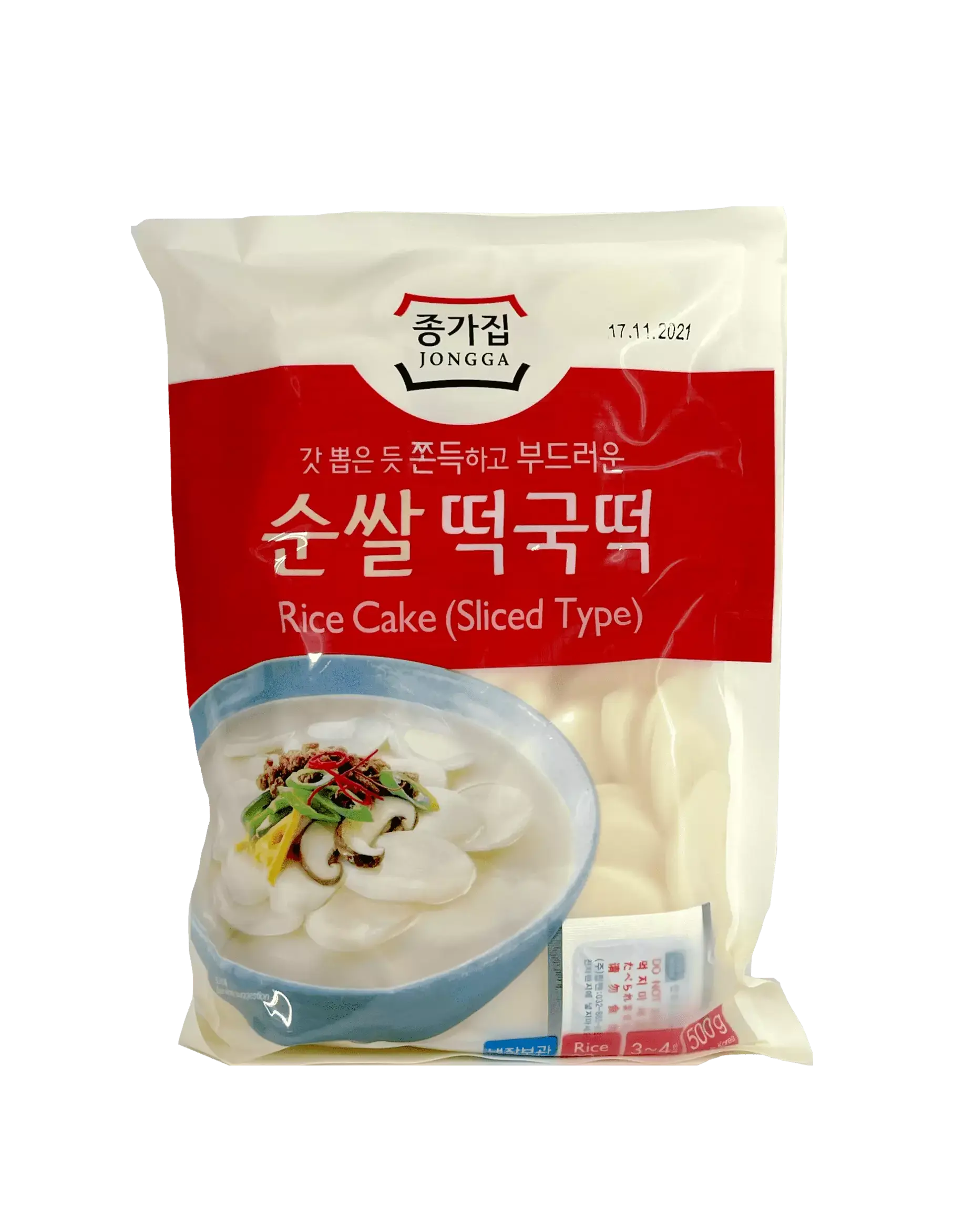 Riskakor Skivad 500g Jongga Korea