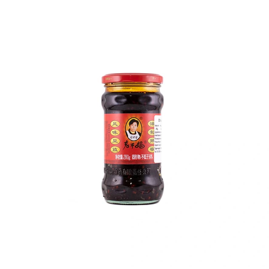 Fermenterade Bönor i Chiliolja 280g FWDC Lao Gan Ma CN