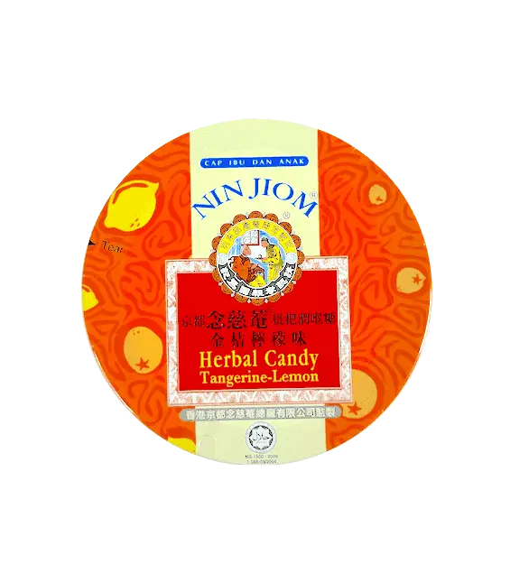 Hals tablette Örtgodis Med Tangarin-citron Smak 60g NINJIOM Kina