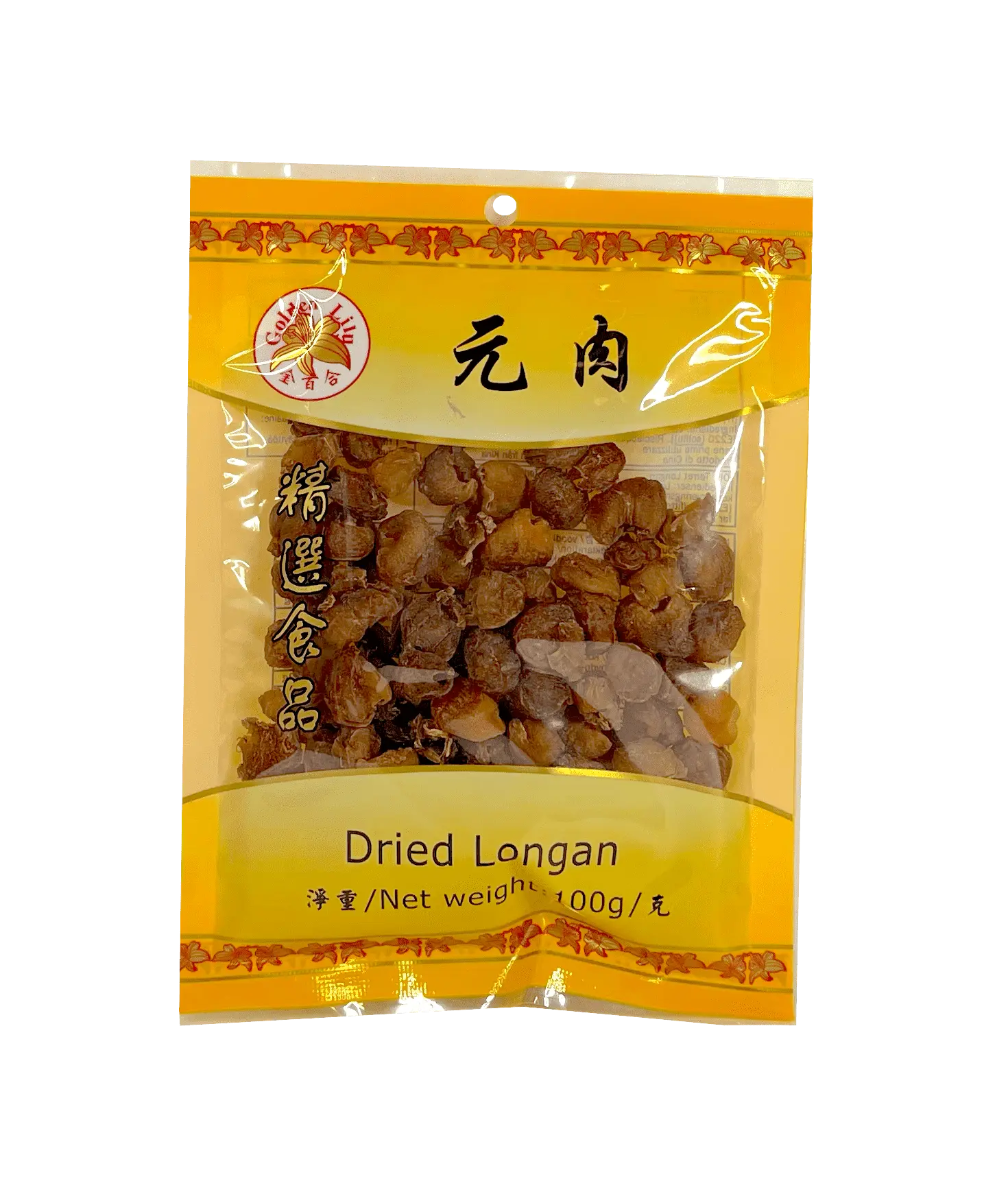 Longan Kött 100g Golden Lily Kina
