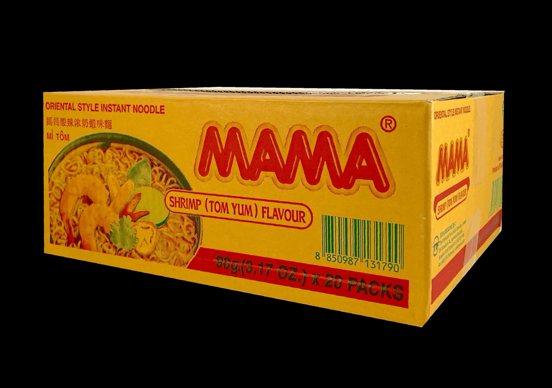 Snabbnudlar TomYum Räkbuljong 90gx20st/Låda Mama Thailand