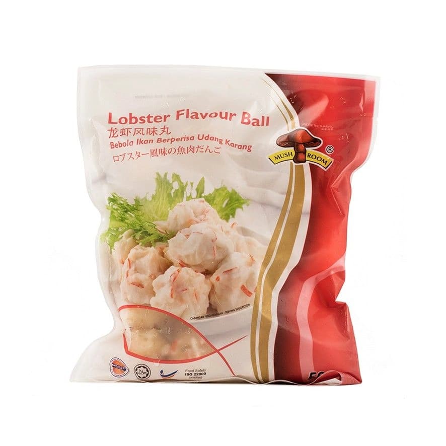 Fisk Bollar Med Hummer Smak Fryst 500g Mushroom Malaysia