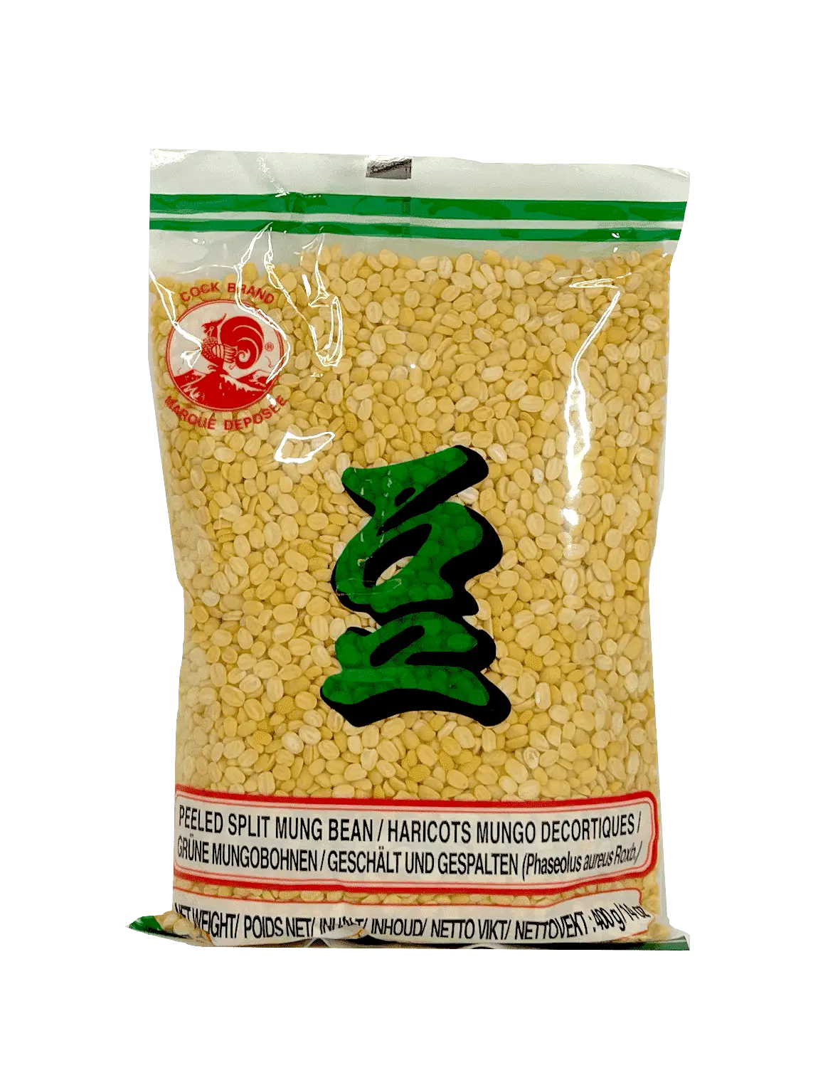 Gröna Bönor Utan Skal 400g Cock Brand Thailand