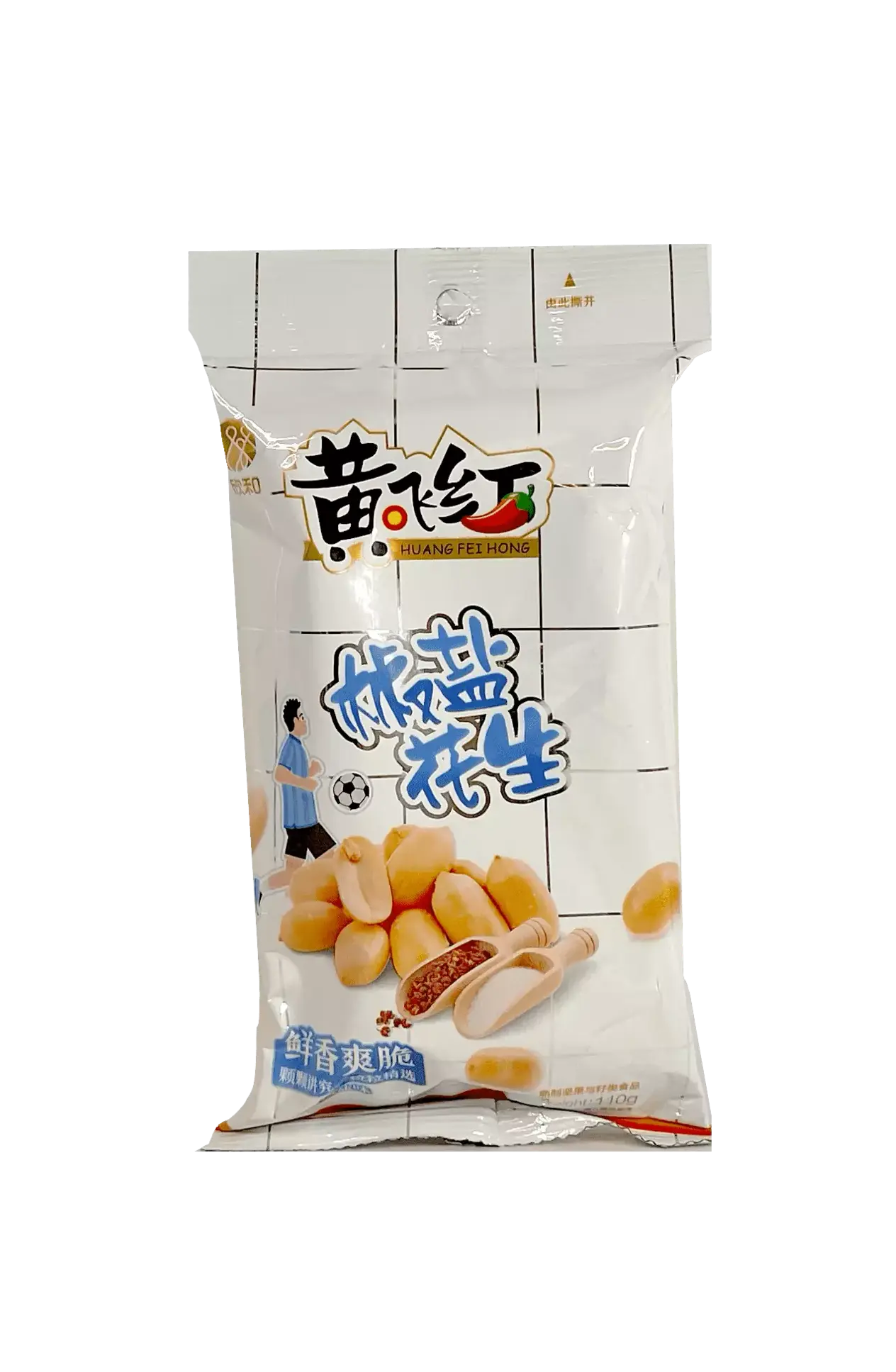 Jordnötter Med Peppar/Salt Smak 70g Huang Fei Hong Kina