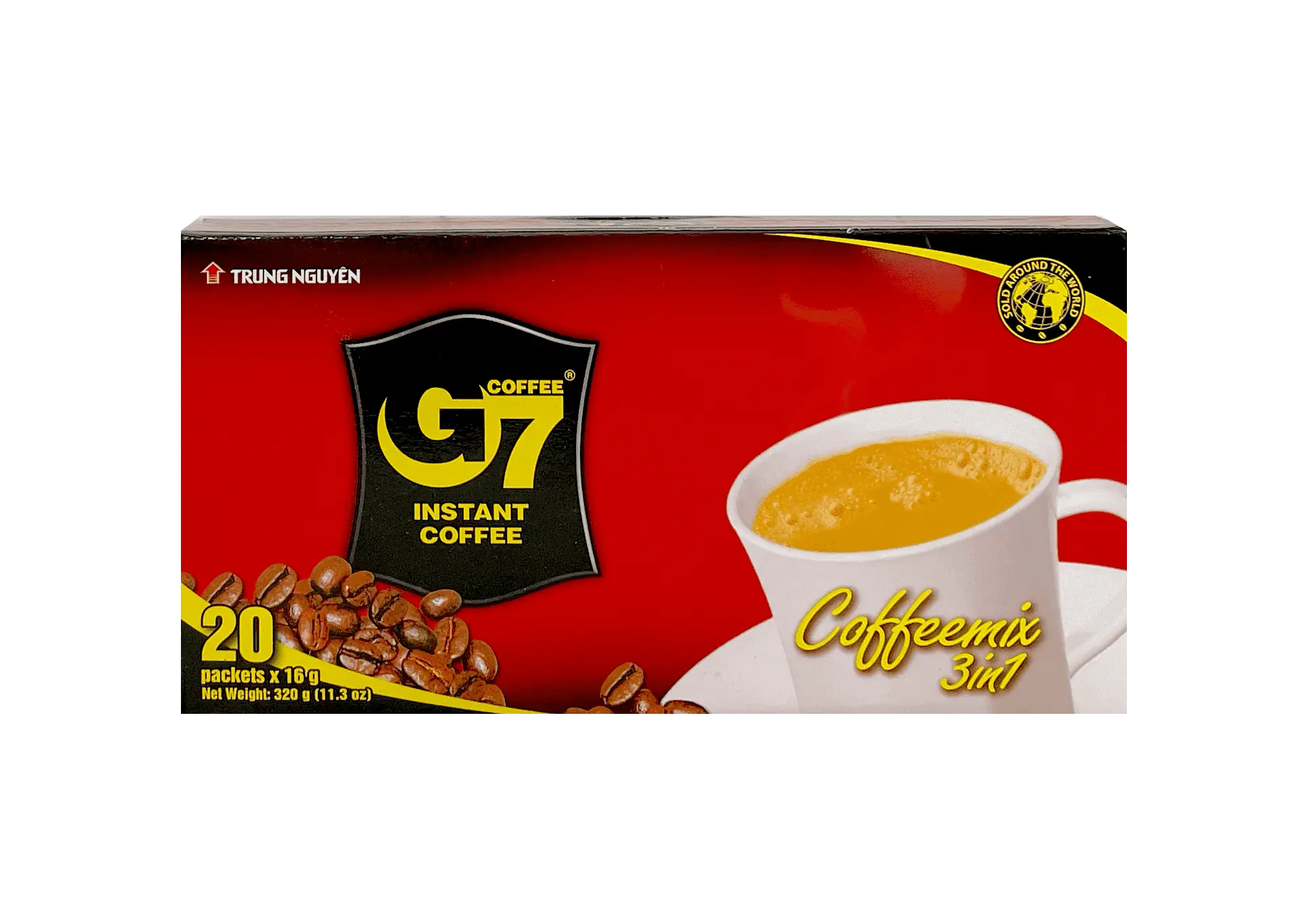 Snabb Kaffe G7 3in1 320g/Ask Trung Nguyen Vietnam