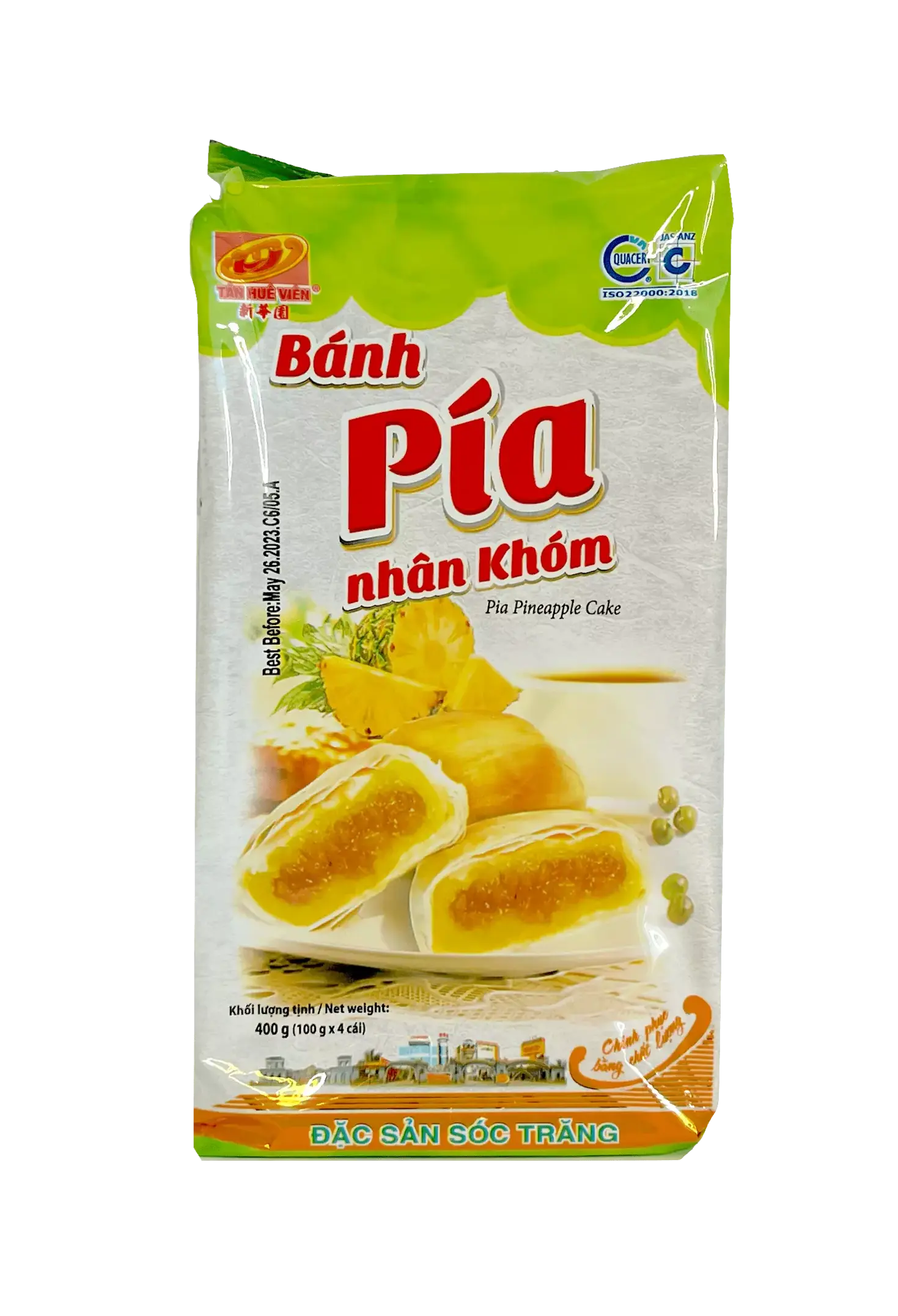 Kakor Gröna Bönpasta/Ananas Fryst 400g - TÁN HUÊ VIÊN Vietnam