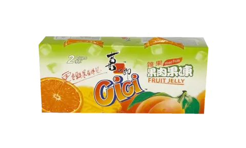 2 Koppar Gelé Mix frukt Smak 200gx2st/pkt XZL Kina