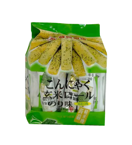 Snacks Brunt Risrullar Med Sjögrässmak 160g Pei Tien Taiwan