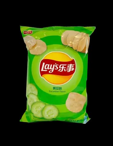 Potatischips-Gurksmak 70g Lays Kina