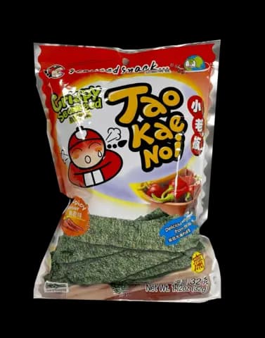 Snacks Sjögräs Spicy Smak 32g Taokaenoi Thailand