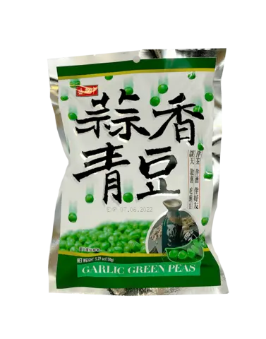 Gröna Ärtor Vitlök 150g Sheng Xiang Zhen Taiwan