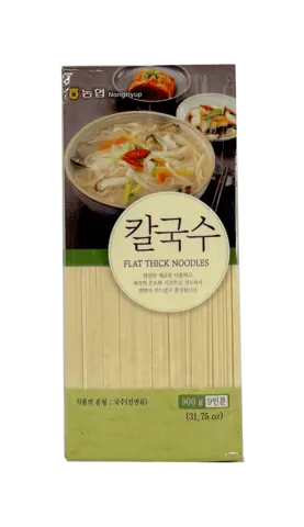 Nudlar Flat Tjock 900g NH Korea